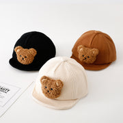 Bear Patch Baby Cap – product view 1