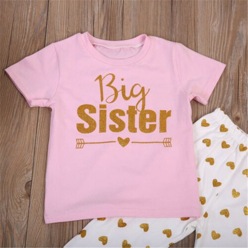 Big sister T-shirt matchy matchy - beekaaboo.com