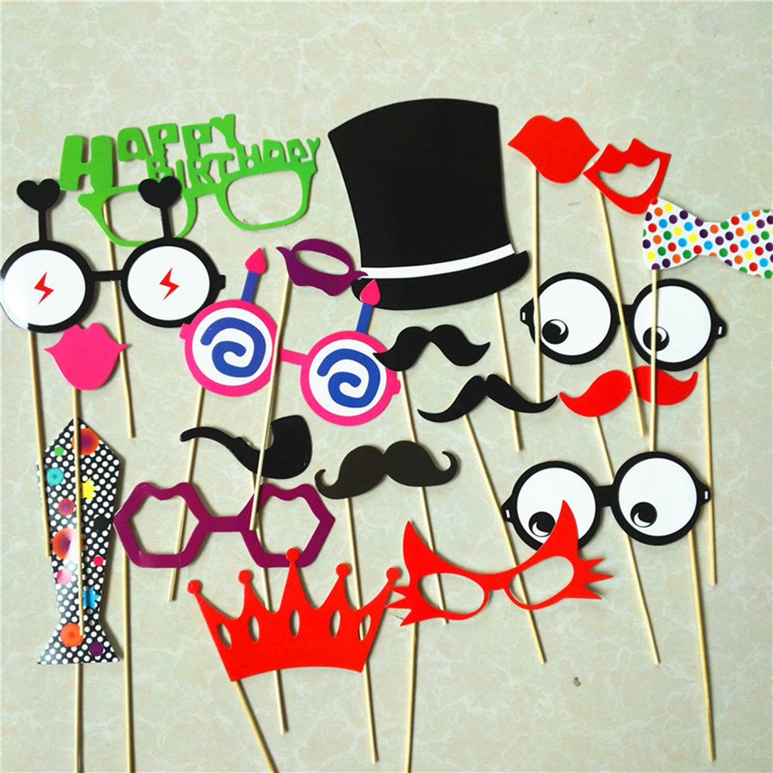 Colorful tall hat and balloon props for birthday parties and celebration photos – beekaaboo.com