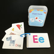 Alphabet learning flash cards for kids with colorful letters A–Z – waterproof and safe – beekaaboo.com
