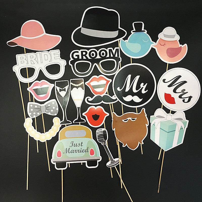 Party Props – Wedding Car – -themed photo props with elegant white and gold accents – beekaaboo.com