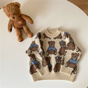 BEE KAA BOO bear print sweater main product view