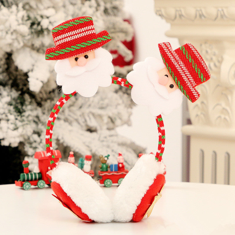 Cute Santa Claus Christmas Headband Earmuffs for Kids – beekaaboo.com
