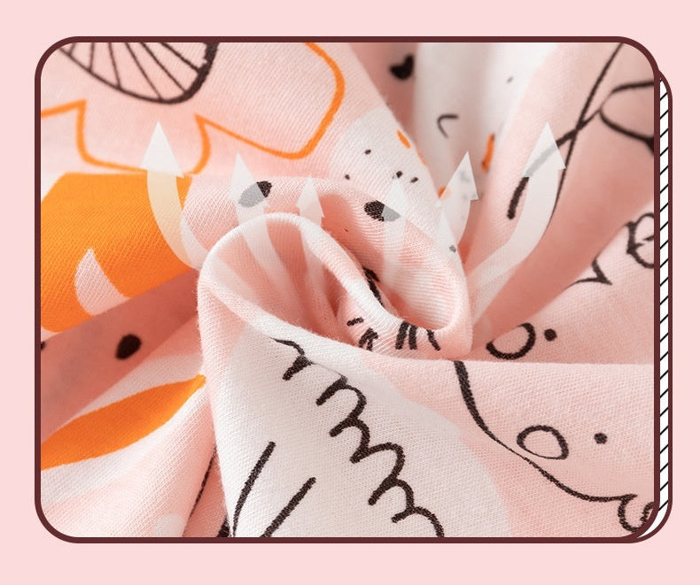 Breathable cotton fabric detail – lightweight and skin-friendly – beekaaboo.com