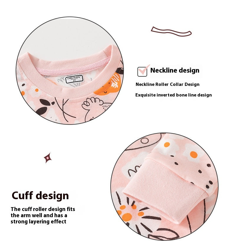 Detailed view of neckline, cuffs, and stitching – durable and soft cotton – beekaaboo.com