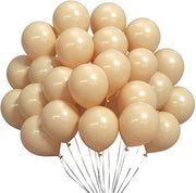 beige retro balloons for elegant party decoration – beekaaboo.com