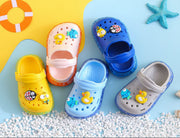 Breathable lightweight cartoon clogs for kids with flexible soft design from beekaaboo.com