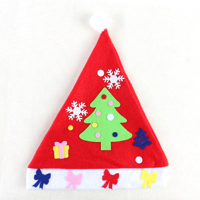 DIY Felt Christmas Hat – Christmas Tree Design for Kids -beekaaboo.com